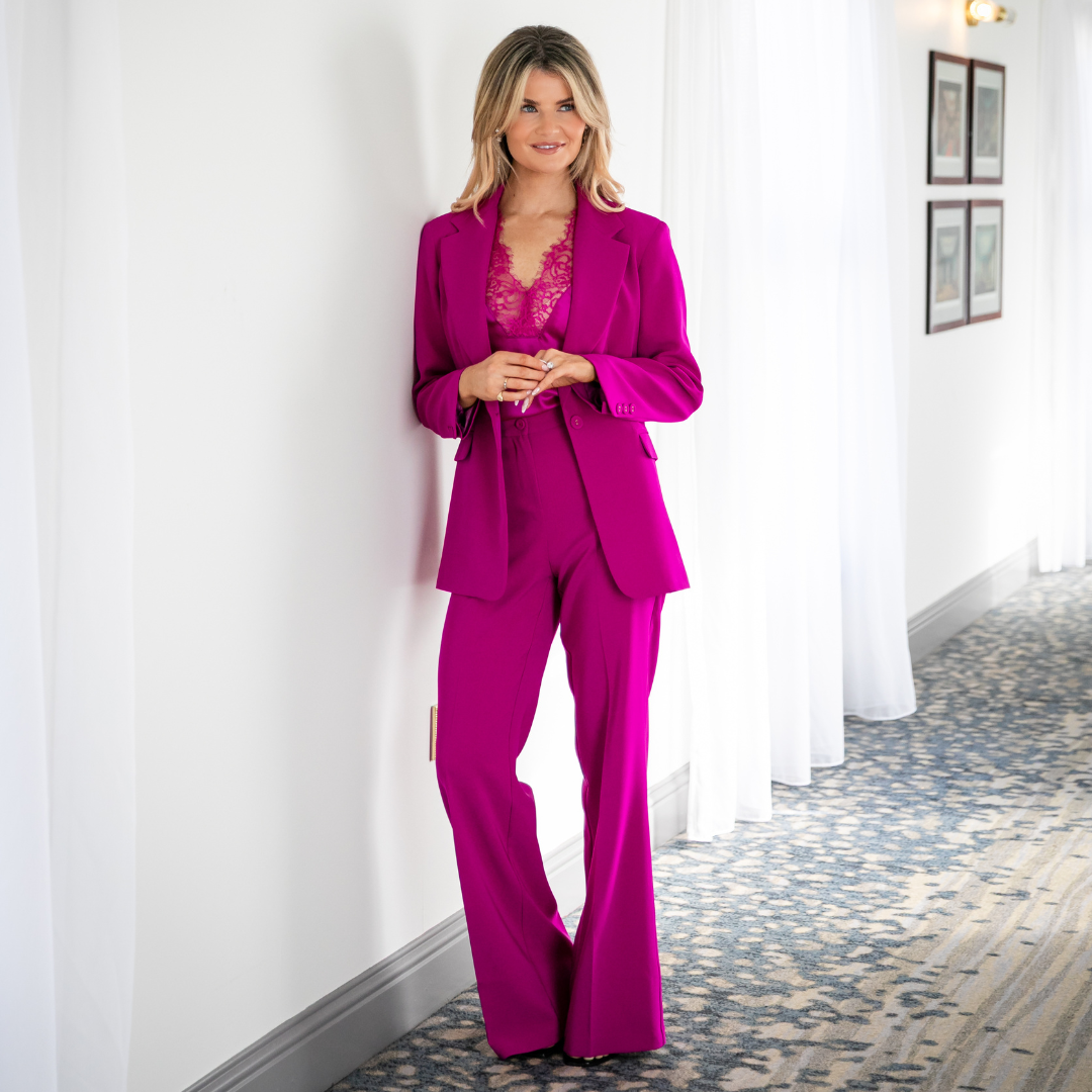Nicola Ross ladies womenswear women boutique Irish naas kildare ireland new dresses dress  blazer suit suiting trouser wide leg high waist