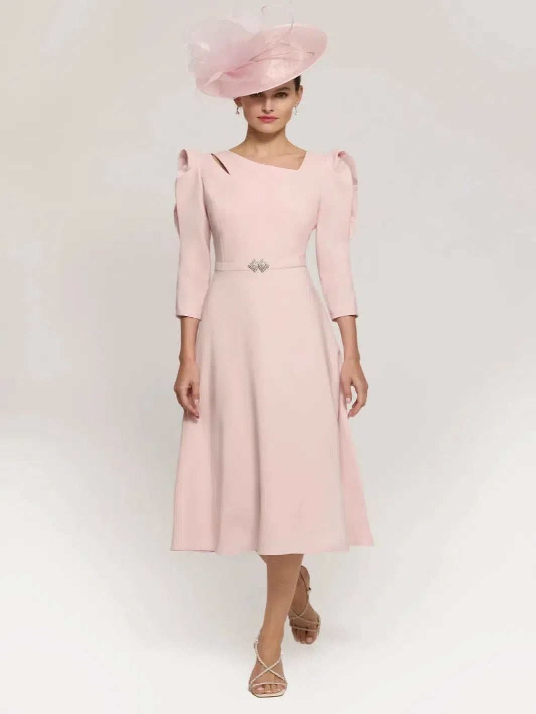 Claudia C Albinon Dress in Dusty Pink-Mother of the bride- mother of the groom -Nicola Ross