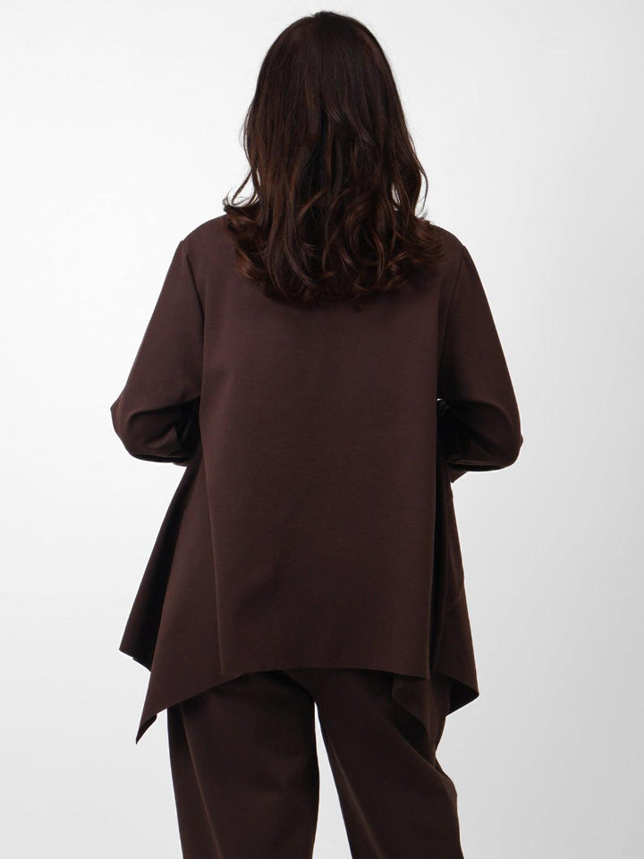 Cleo Asymmetric Top In Brown-Nicola Ross