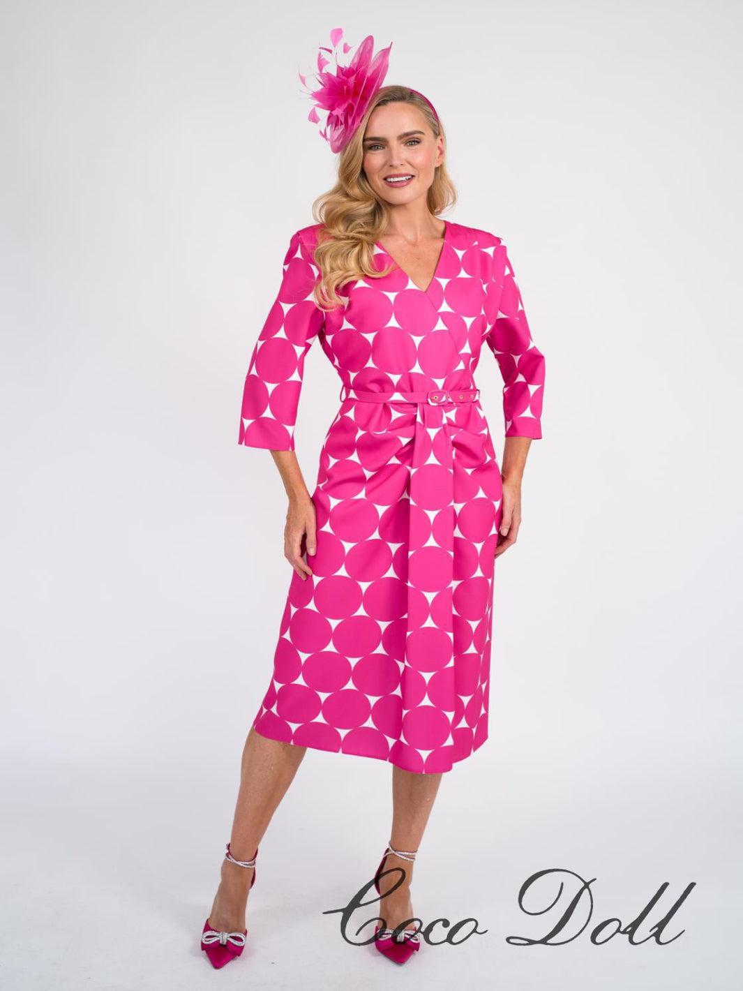 Coco Doll Jazz Dress In Pink-Mother of the bride- mother of the groom -Nicola Ross