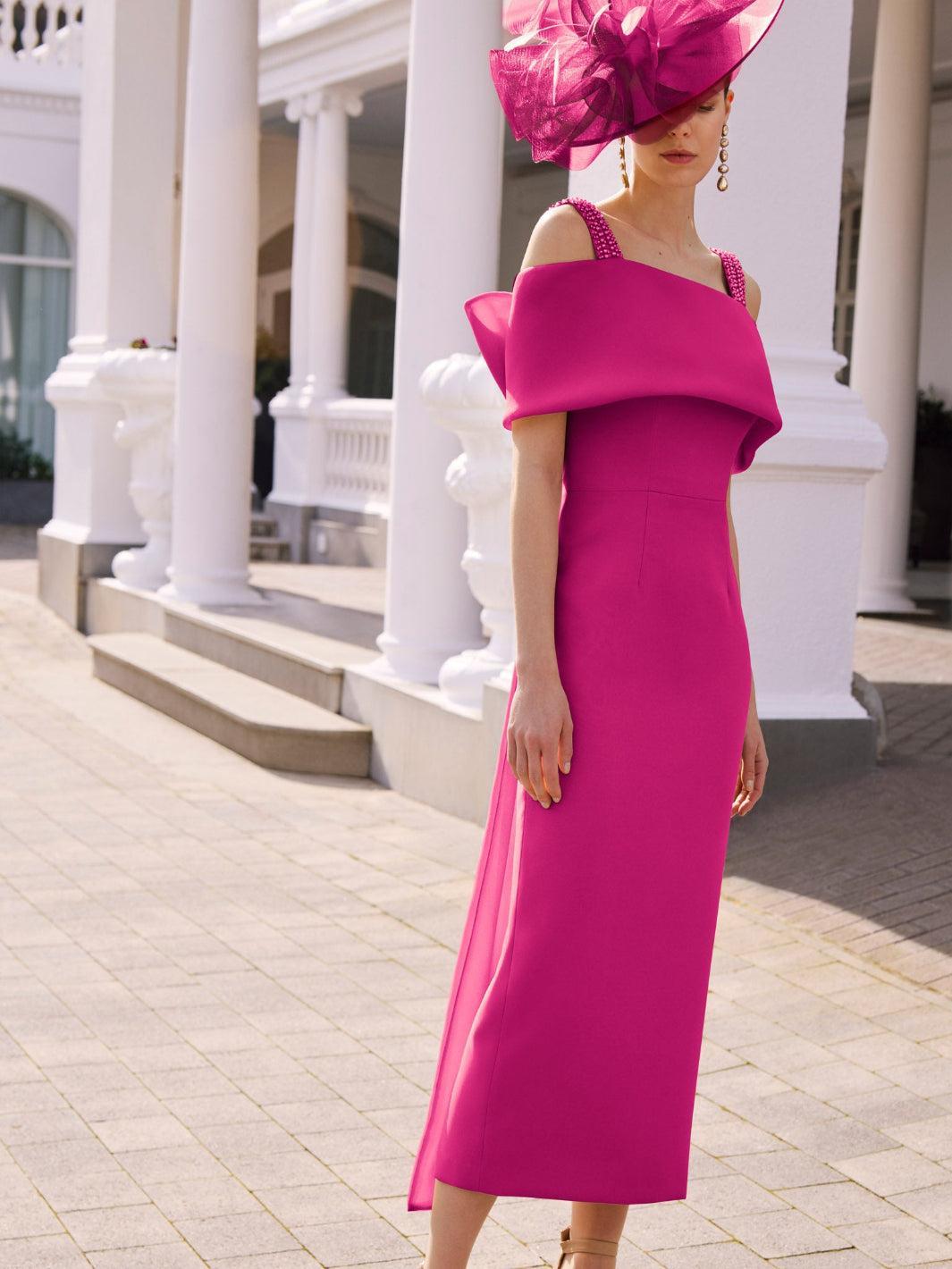 Couture Club Dress 1G198 In Fuschia – Nicola Ross