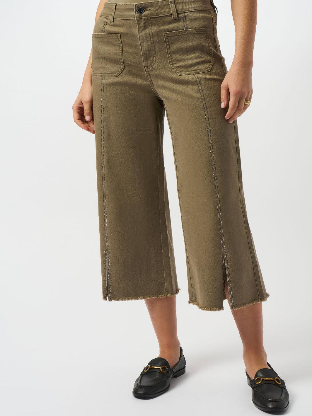 Joseph Ribkoff Cropped Mid-rise Jeans In Java 251901F25-Nicola Ross