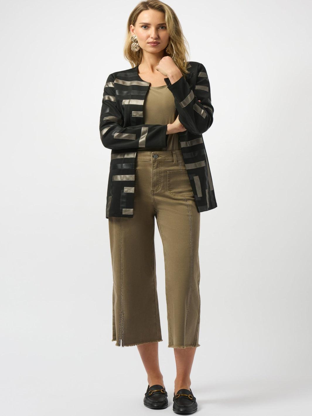 Joseph Ribkoff Cropped Mid-rise Jeans In Java 251901F25-Nicola Ross