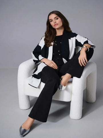 Joseph Ribkoff High-waisted Jeans In Black 251967B25-Nicola Ross
