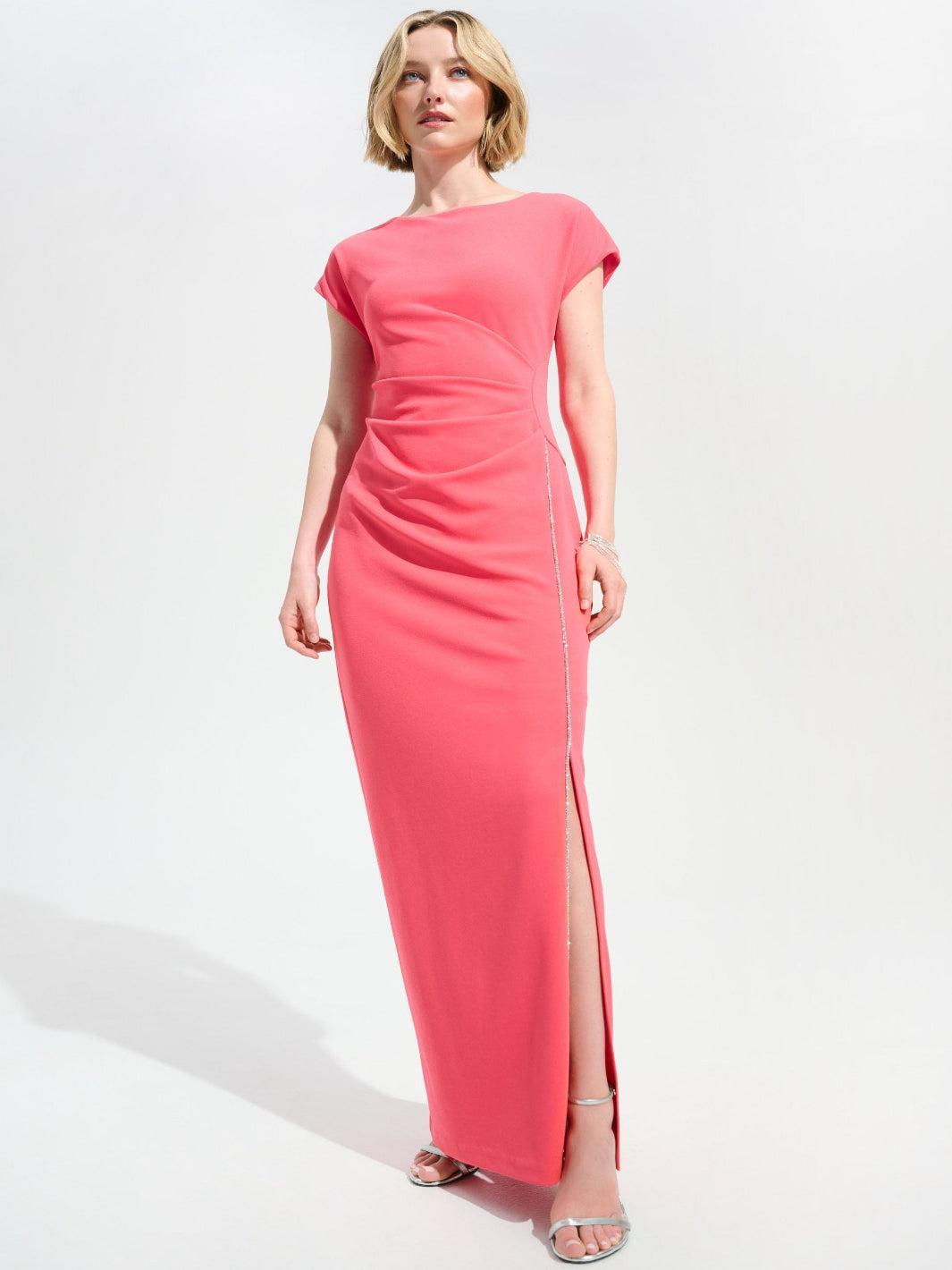 Joseph Ribkoff Maxi Dress In Coral 261713 Nicola Ross Joseph Ribkoff Maxi Dress In Coral 261713 Nicola Ross