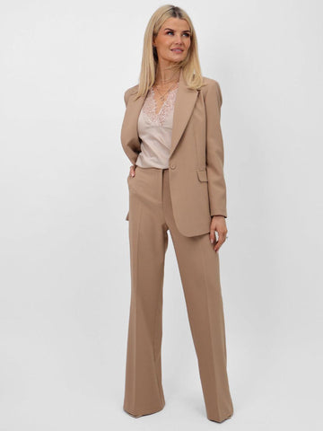 Kate & Pippa Palermo Trousers In Tan-Nicola Ross