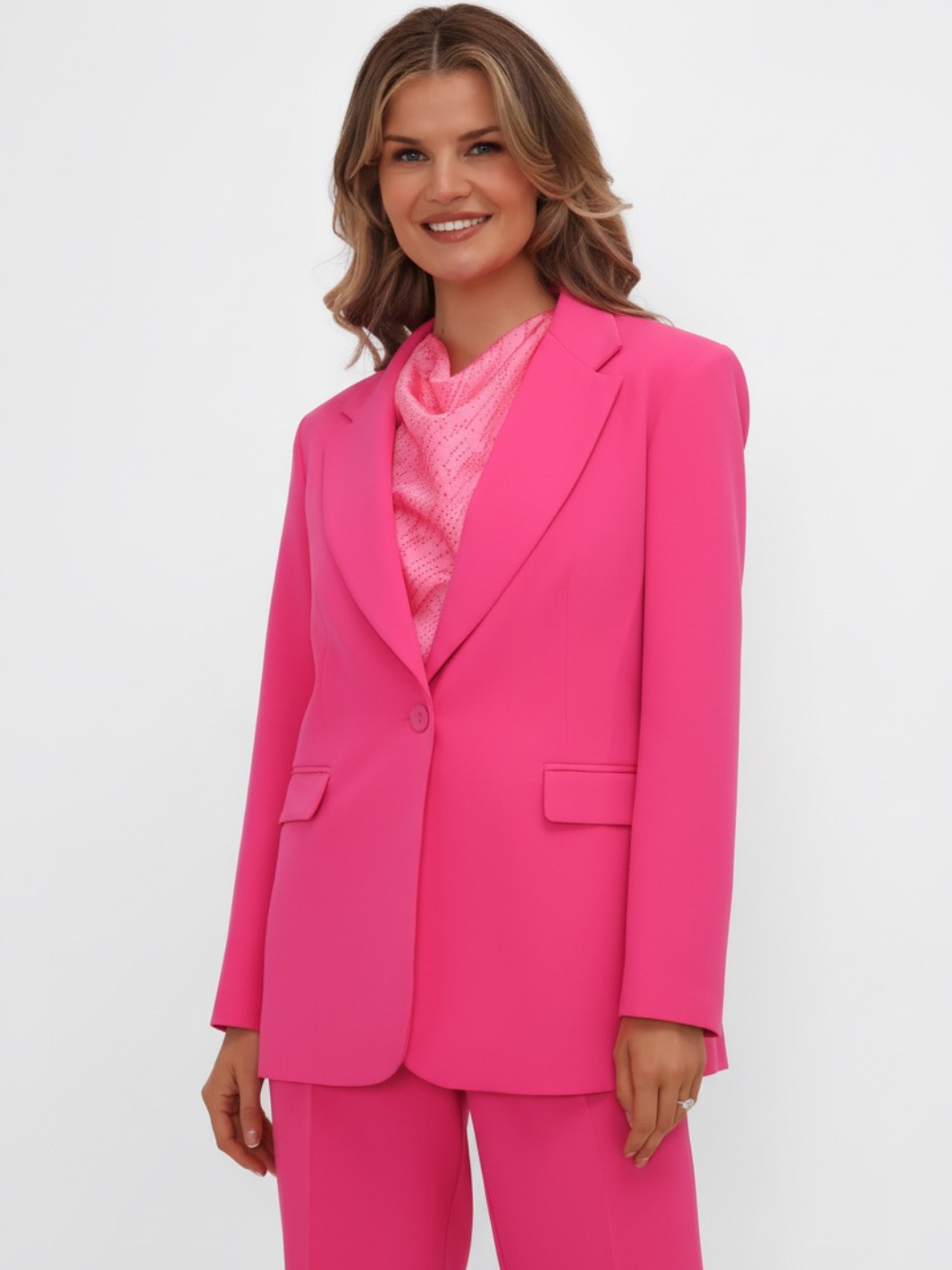 Kate & Pippa Sassari Blazer In Fuchsia Pink – Nicola Ross Kate & Pippa Sassari Blazer In Fuchsia Pink – Nicola Ross