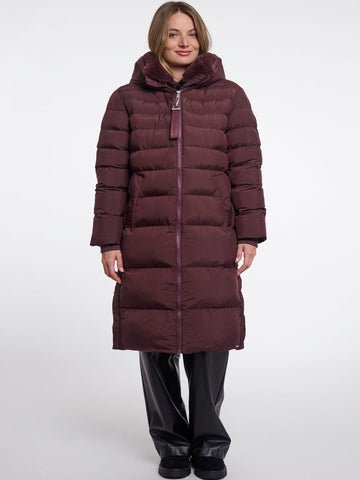 Rino & Pelle Hudson Padded Coat In Fudge-Nicola Ross