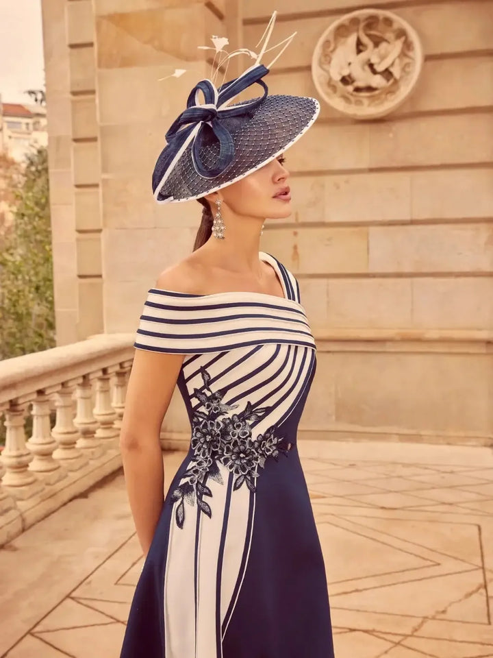 Veni Infantino 992524 In Navy / Ivory-Mother of the bride- mother of the groom -Nicola Ross