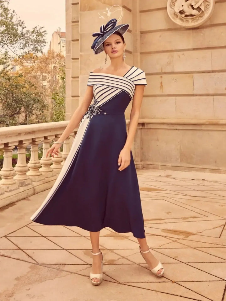 Veni Infantino 992524 In Navy / Ivory-Mother of the bride- mother of the groom -Nicola Ross