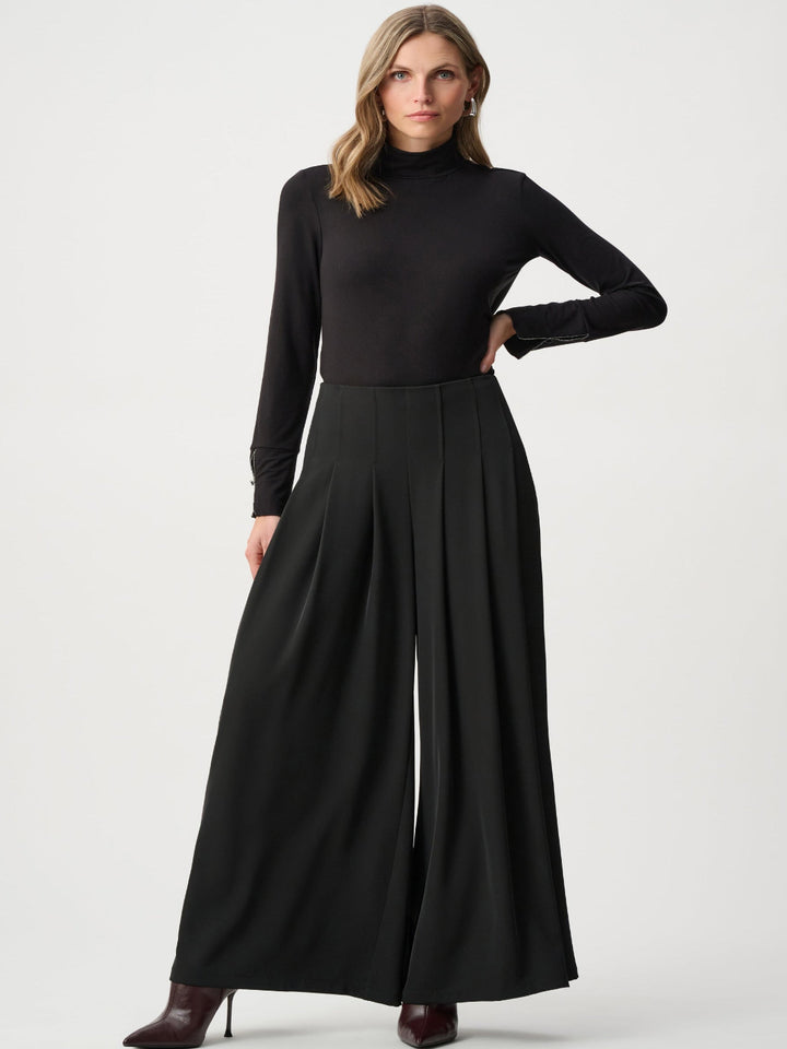 Joseph Ribkoff Wide Leg Trouser In Black 263040