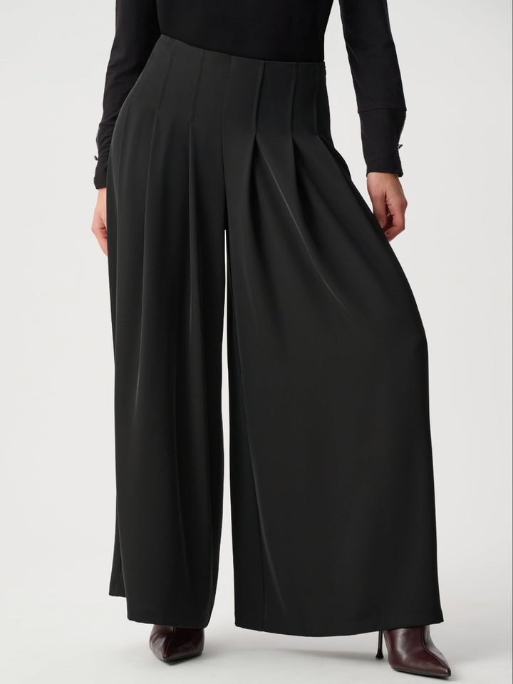 Joseph Ribkoff Wide Leg Trouser In Black 263040