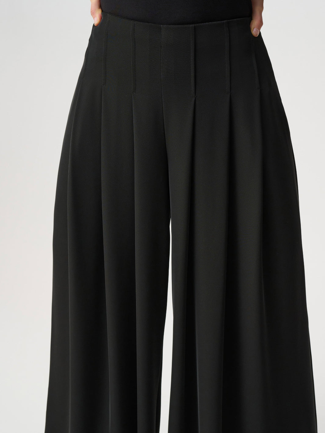 Joseph Ribkoff Wide Leg Trouser In Black 263040
