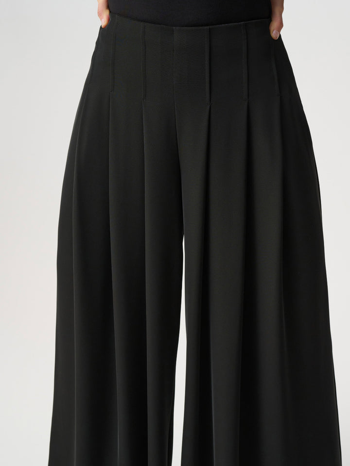 Joseph Ribkoff Wide Leg Trouser In Black 263040