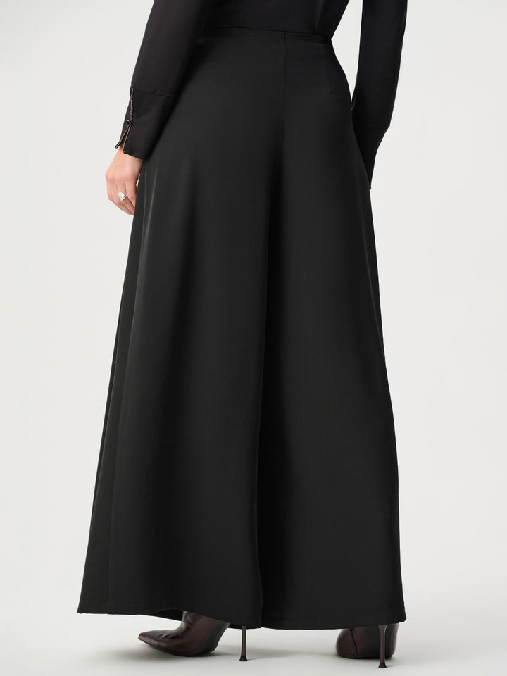 Joseph Ribkoff Wide Leg Trouser In Black 263040