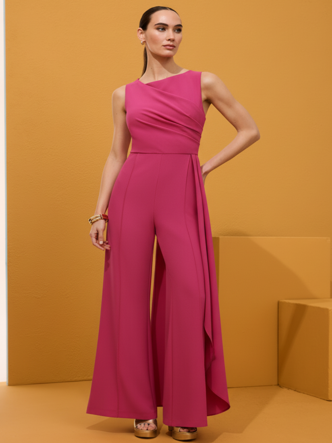 Arggido Jumpsuit In Fuschia 49591-Nicola Ross
