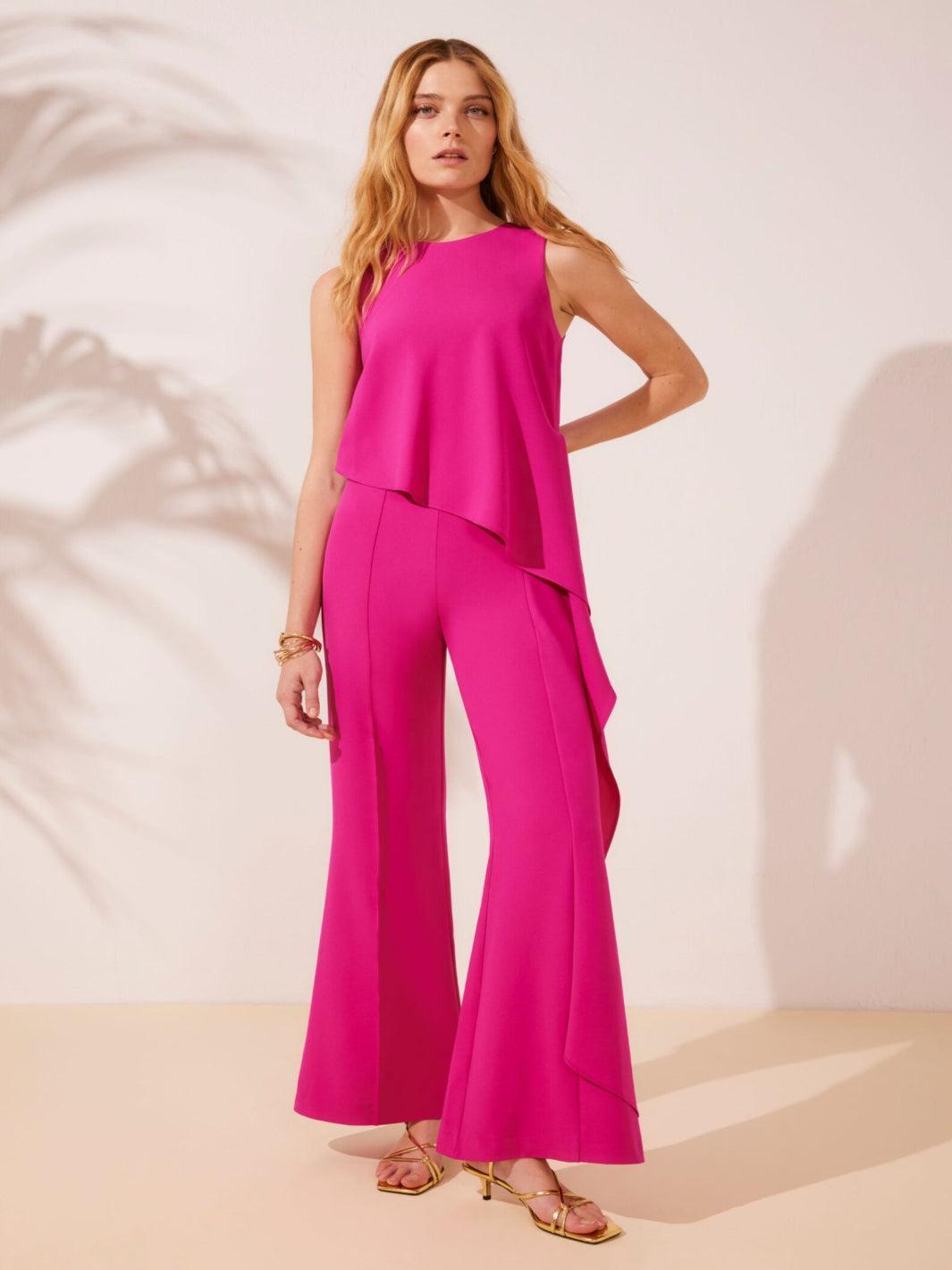 Arggido Jumpsuit In Fuschia Pink 48720-Nicola Ross