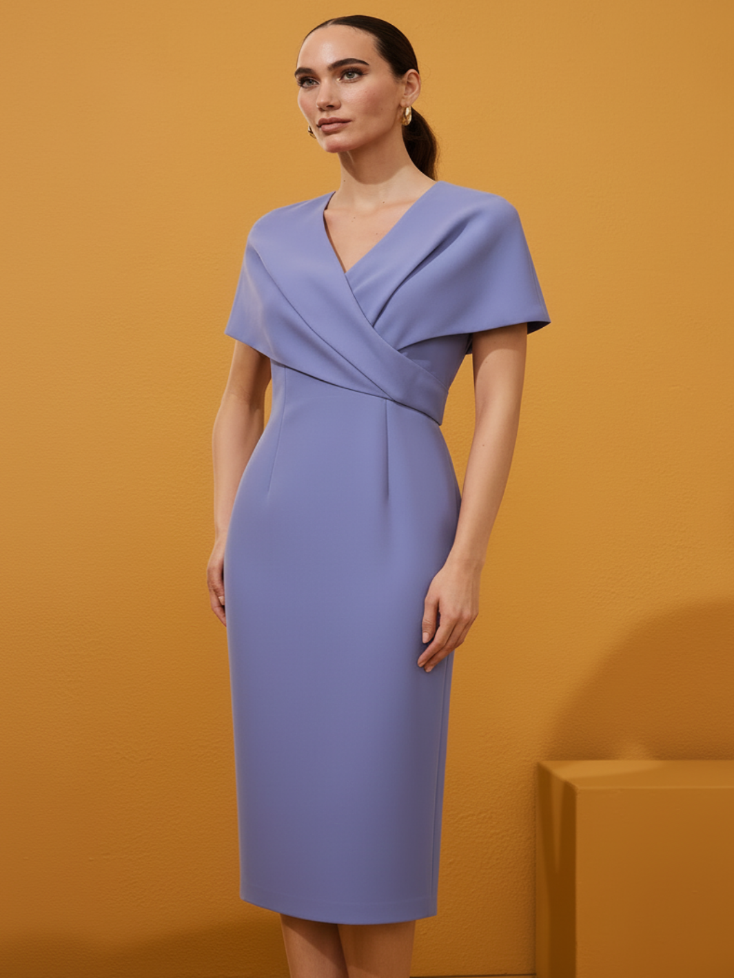 Arggido Midi Dress In Blue 49586-Nicola Ross