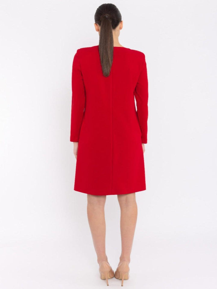 Arggido Mini Dress 49089 In Red-Nicola Ross