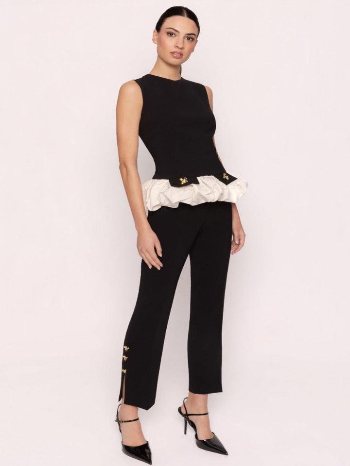 Carla Ruiz Blouse & Trousers 53077/78 In Black-Occasion Wear-Guest of the wedding-Nicola Ross