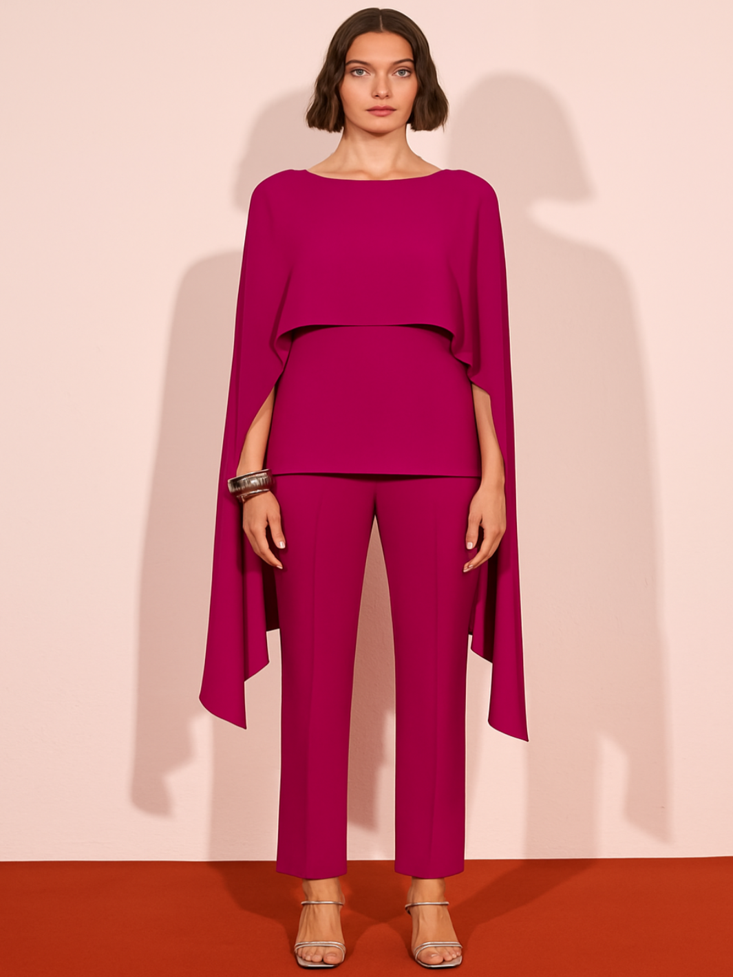 Carla Ruiz Blouse and Trousers In Fuschia 52052-Occasion Wear-Guest of the wedding-Nicola Ross