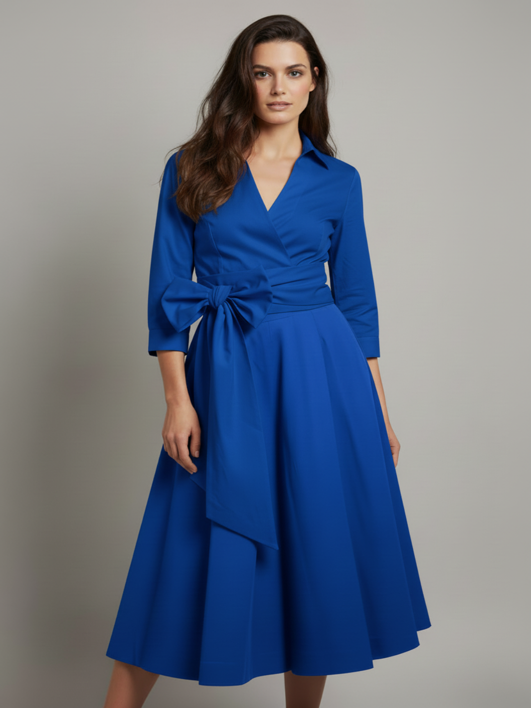 Carla Ruiz Dress 152502 In Blue-Occasion Wear-Guest of the wedding-Nicola Ross