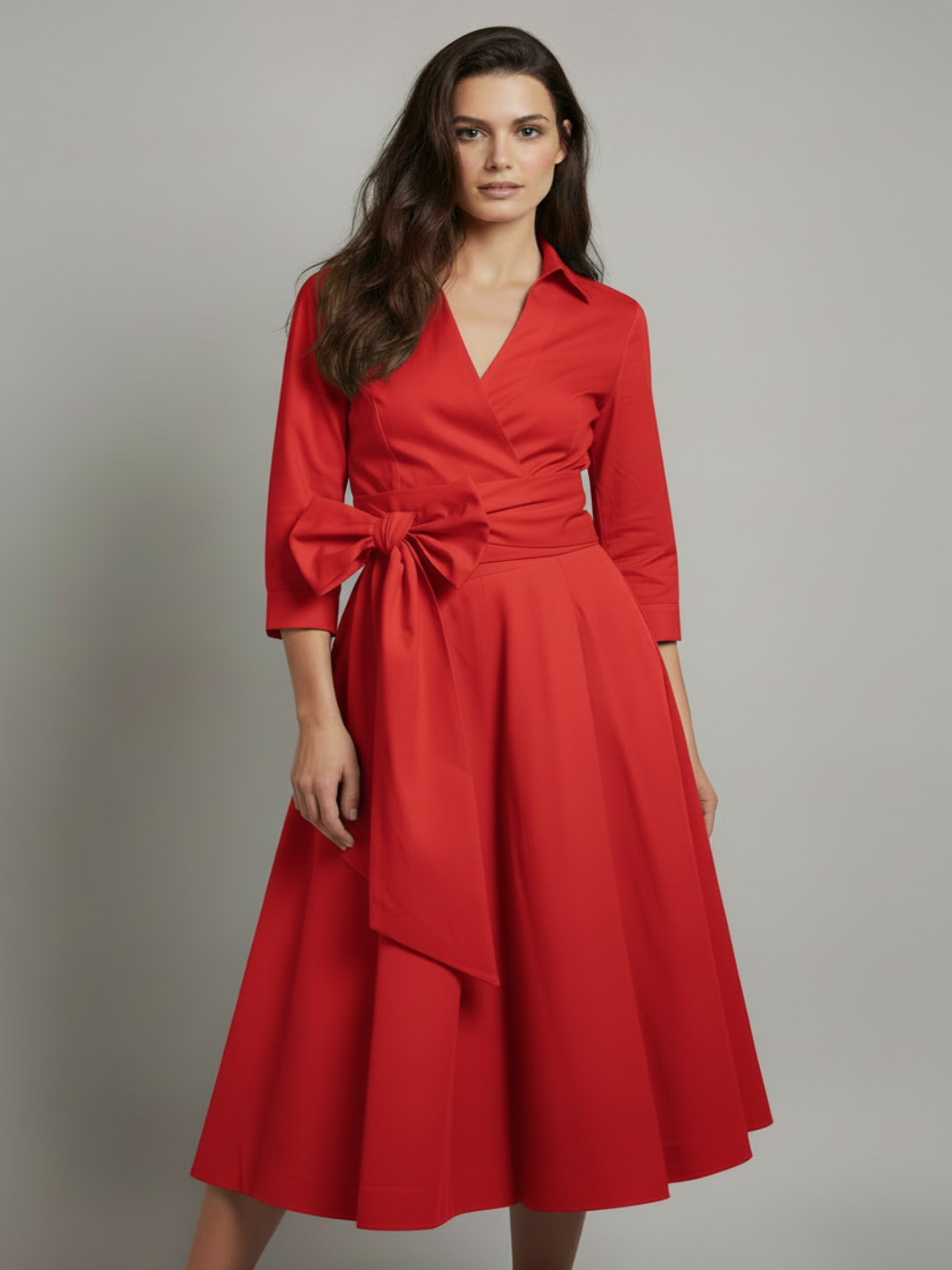 Carla Ruiz Dress 152502 In Red-Occasion Wear-Guest of the wedding-Nicola Ross
