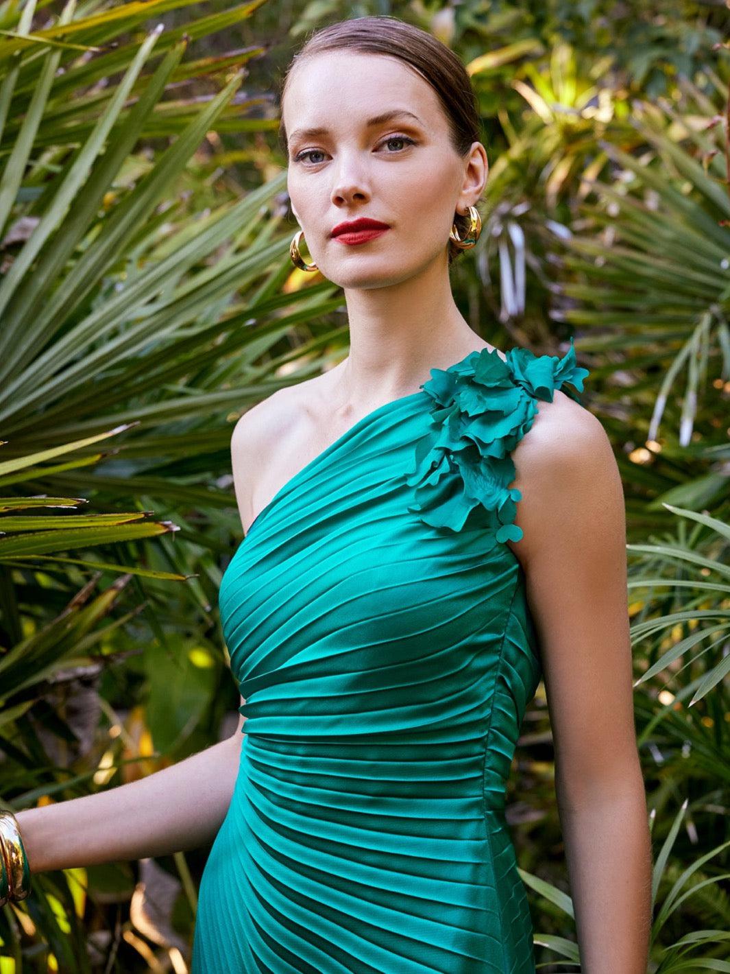 Carla Ruiz Dress 50553 In Green-Occasion Wear-Guest of the wedding-Nicola Ross