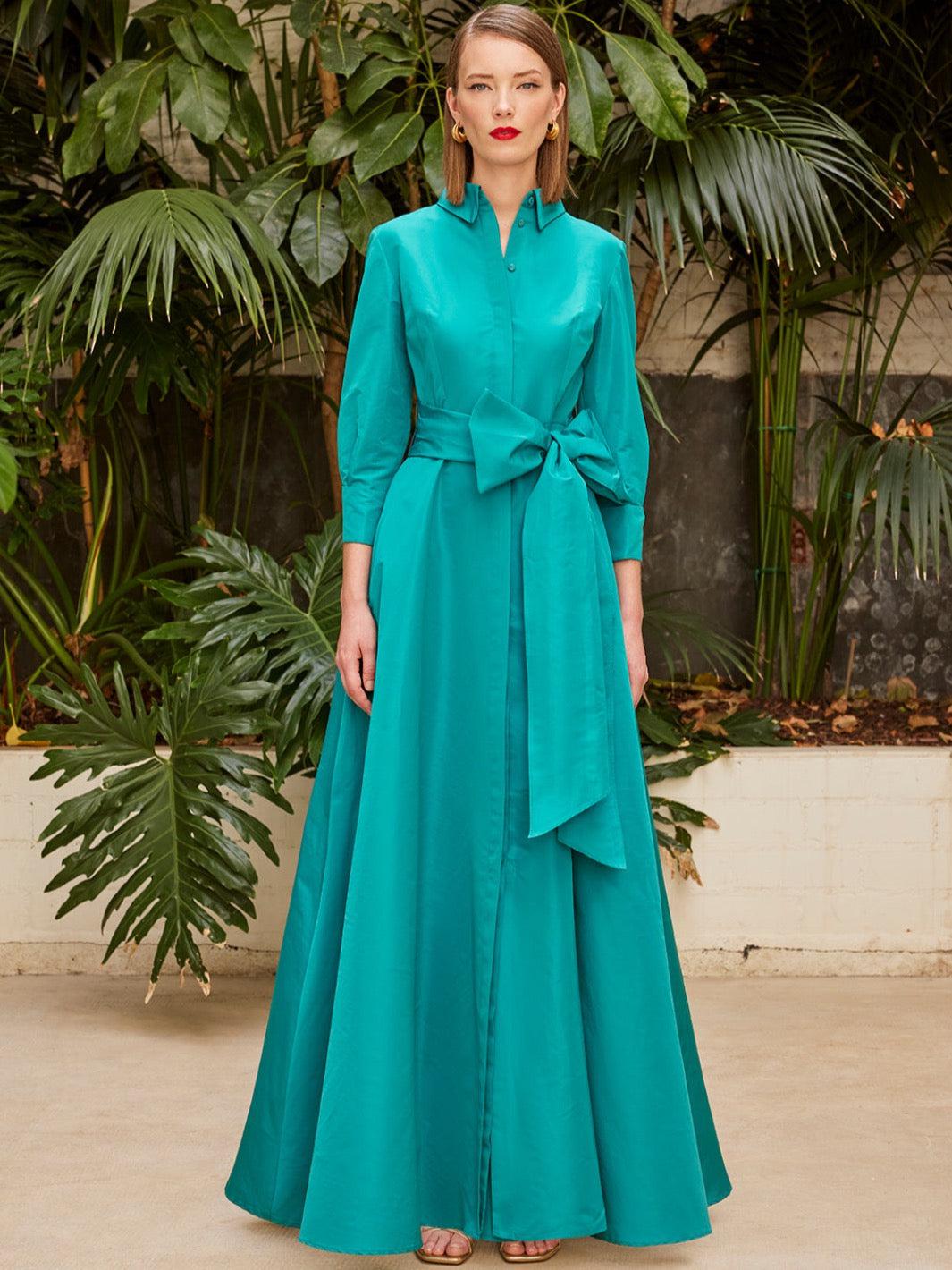 Carla Ruiz Dress 50563 In Turquoise-Occasion Wear-Guest of the wedding-Nicola Ross