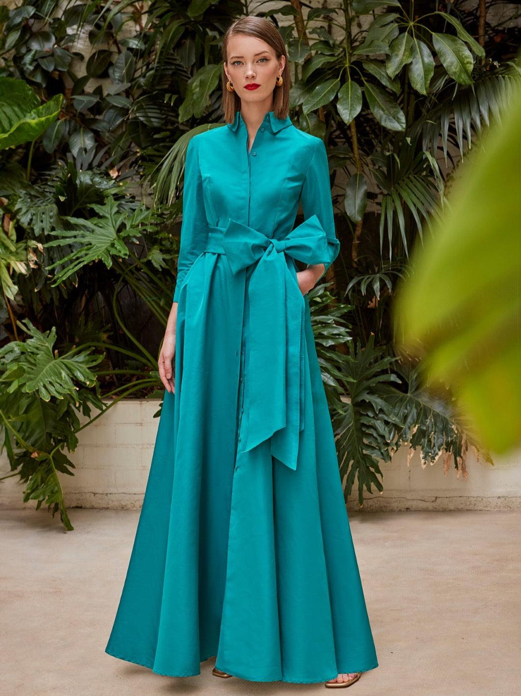 Carla Ruiz Dress 50563 In Turquoise-Occasion Wear-Guest of the wedding-Nicola Ross