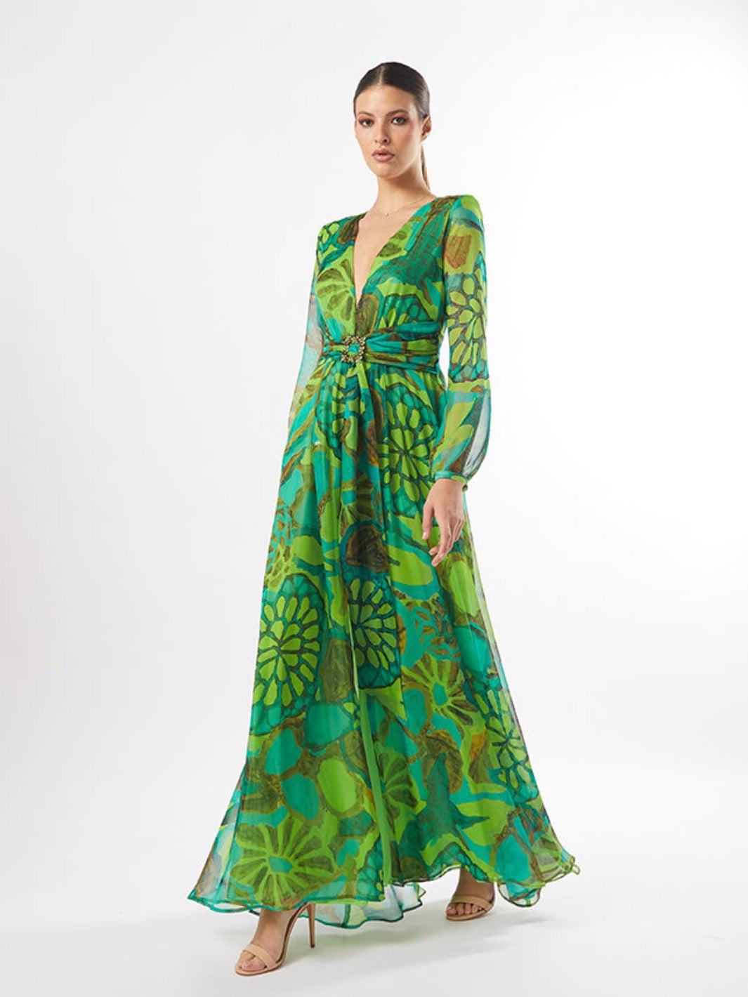 Carla Ruiz Dress 50630 In Green-Occasion Wear-Guest of the wedding-Nicola Ross