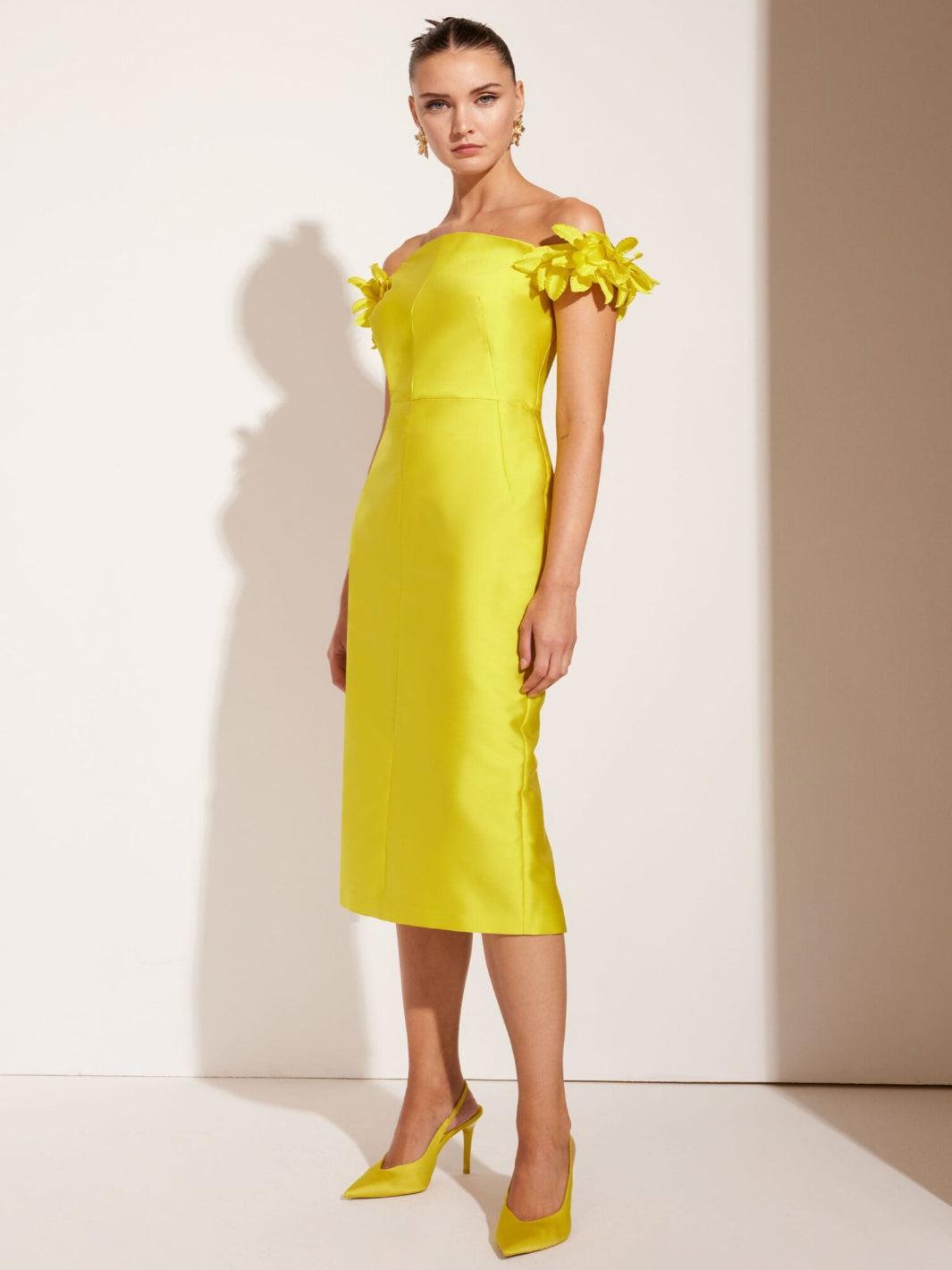 Carla Ruiz Dress 51529 In Yellow-Occasion Wear-Guest of the wedding-Nicola Ross
