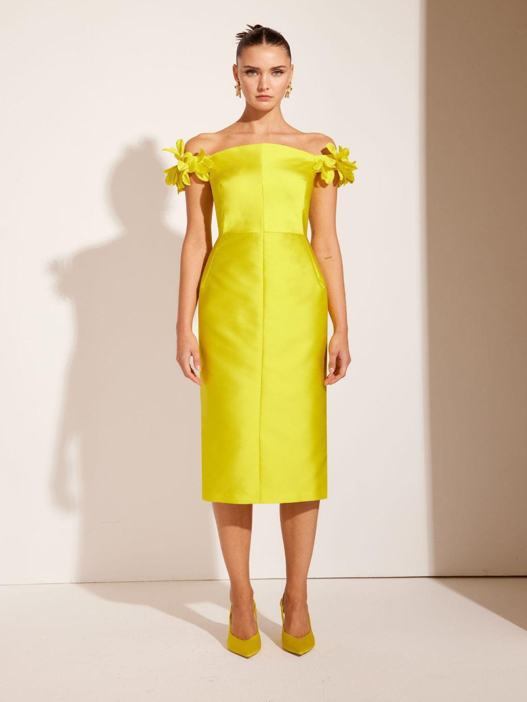 Carla Ruiz Dress 51529 In Yellow-Occasion Wear-Guest of the wedding-Nicola Ross