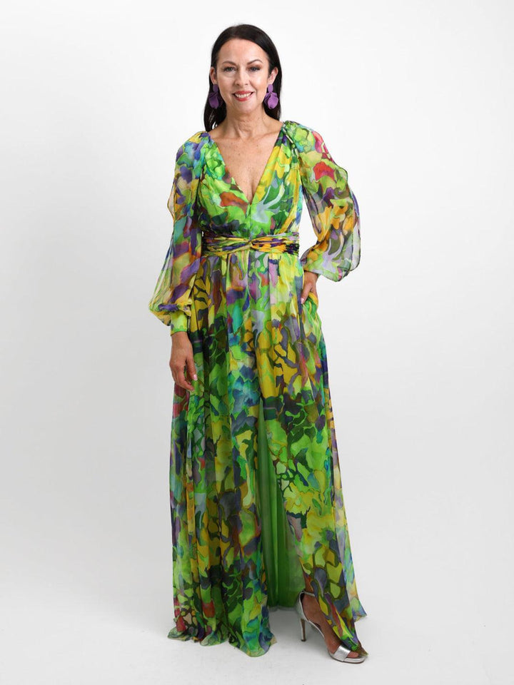 Carla Ruiz Dress 51662 In Green-Occasion Wear-Guest of the wedding-Nicola Ross