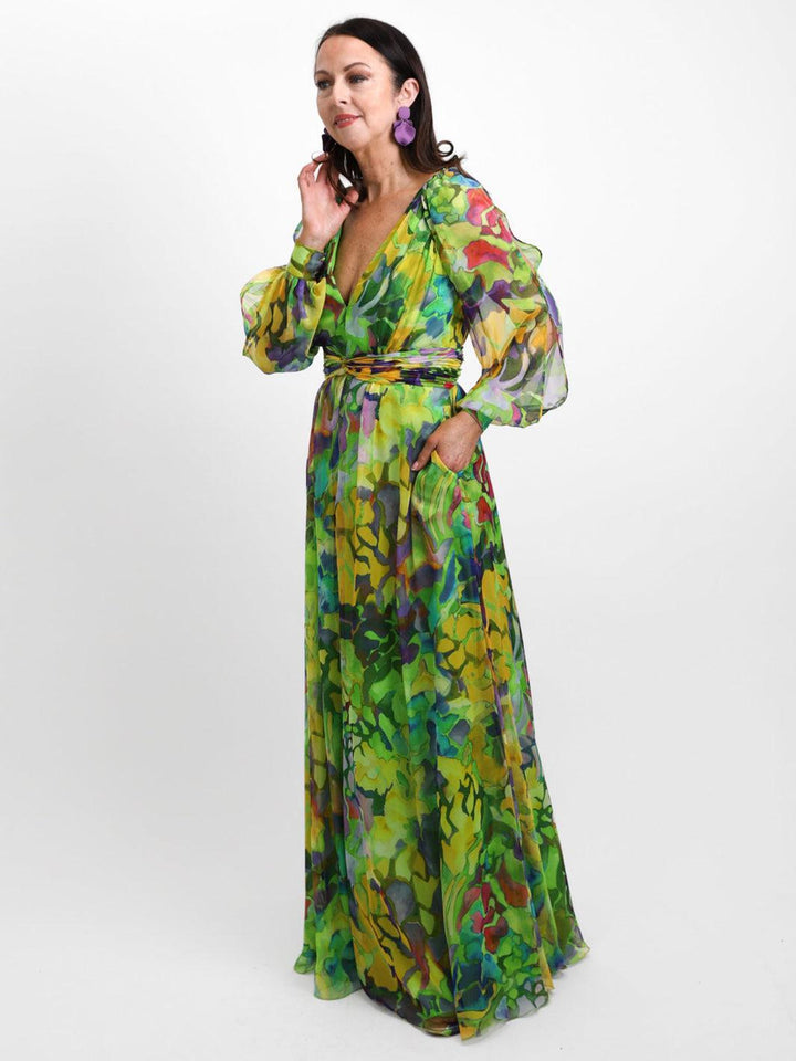 Carla Ruiz Dress 51662 In Green-Occasion Wear-Guest of the wedding-Nicola Ross