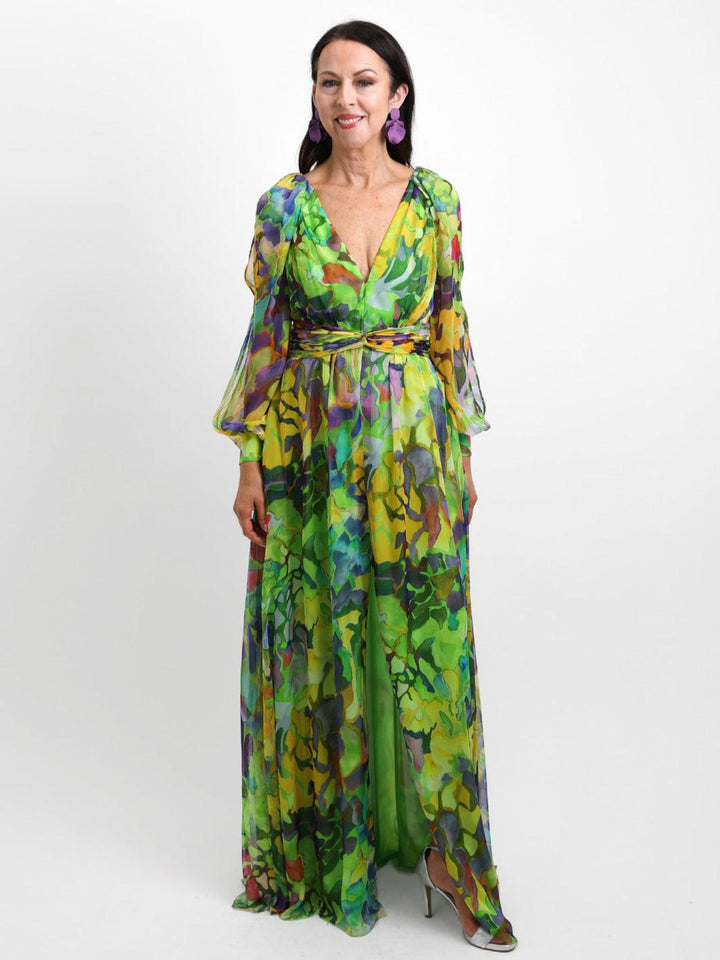 Carla Ruiz Dress 51662 In Green-Occasion Wear-Guest of the wedding-Nicola Ross