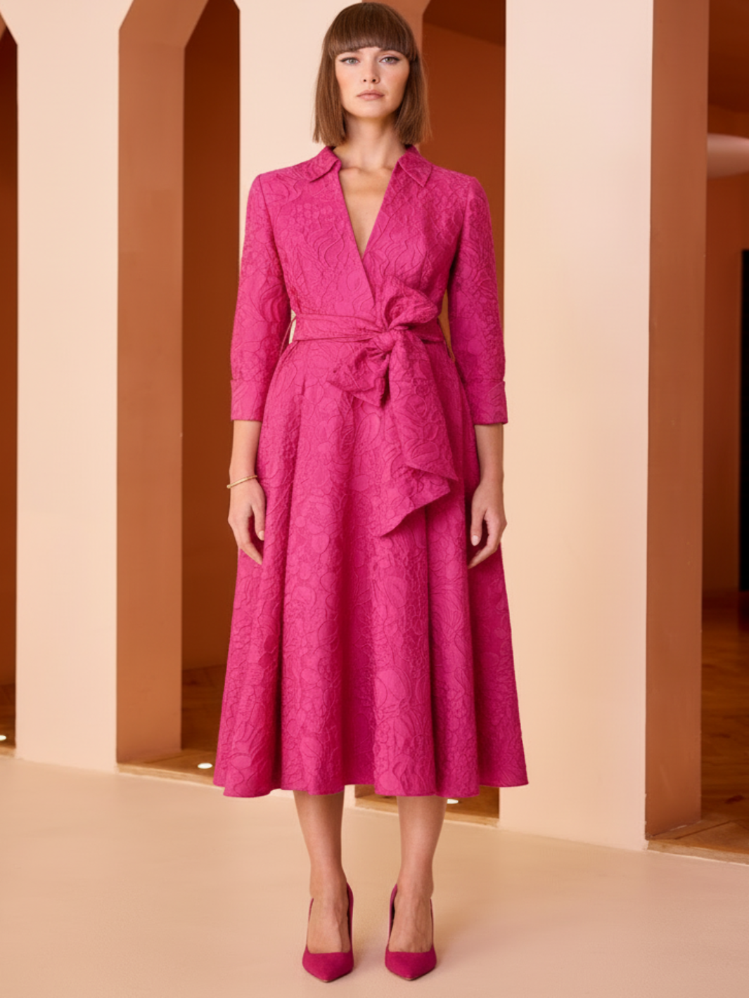 Carla Ruiz Dress 52527 In Fuschia-Occasion Wear-Guest of the wedding-Nicola Ross