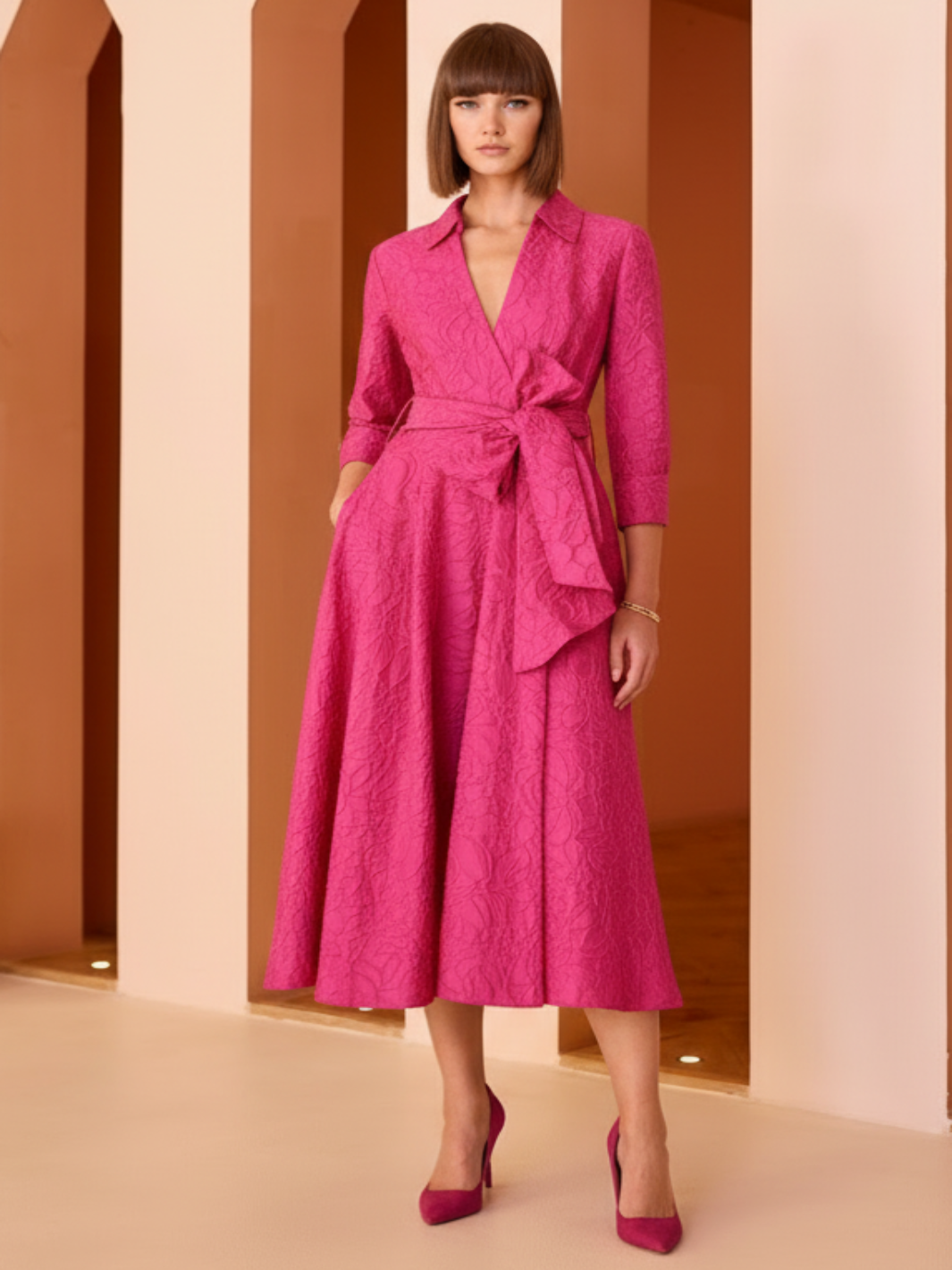 Carla Ruiz Dress 52527 In Fuschia-Occasion Wear-Guest of the wedding-Nicola Ross