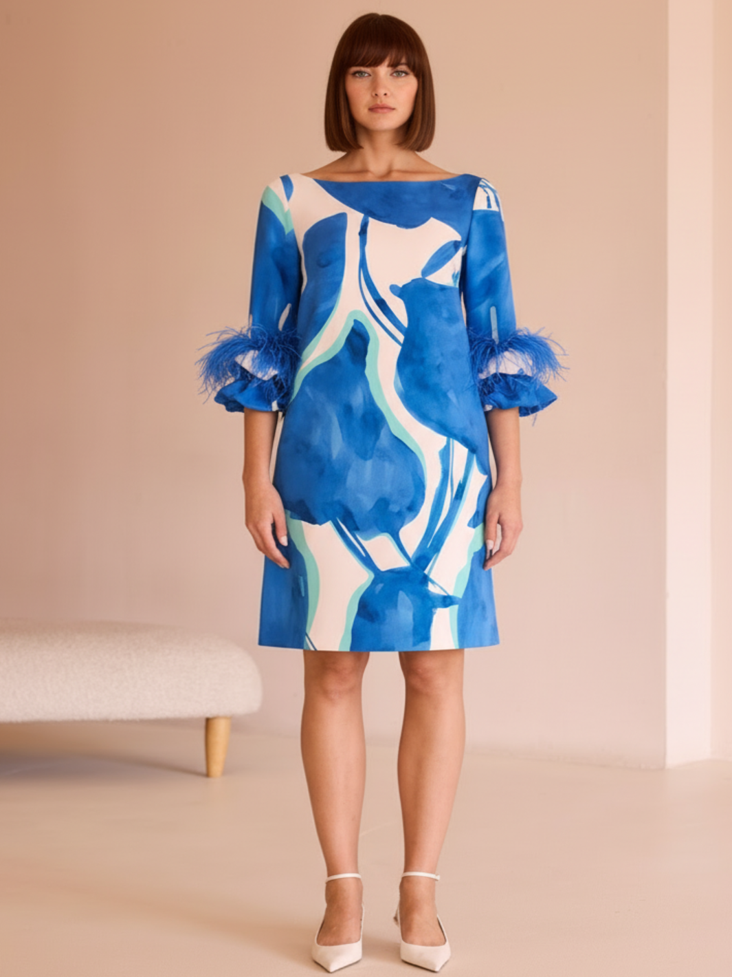 Carla Ruiz Dress 52570 In Blue-Occasion Wear-Guest of the wedding-Nicola Ross