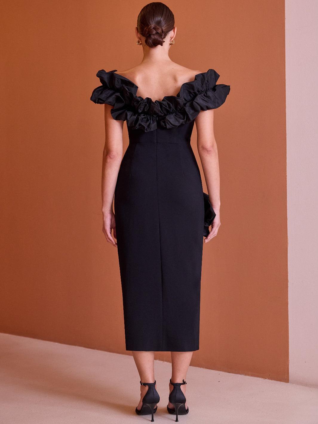 Carla Ruiz Dress 52606 In Black-Occasion Wear-Guest of the wedding-Nicola Ross