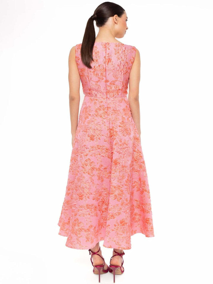 Carla Ruiz Dress 52719 In Pink Print-Occasion Wear-Guest of the wedding-Nicola Ross