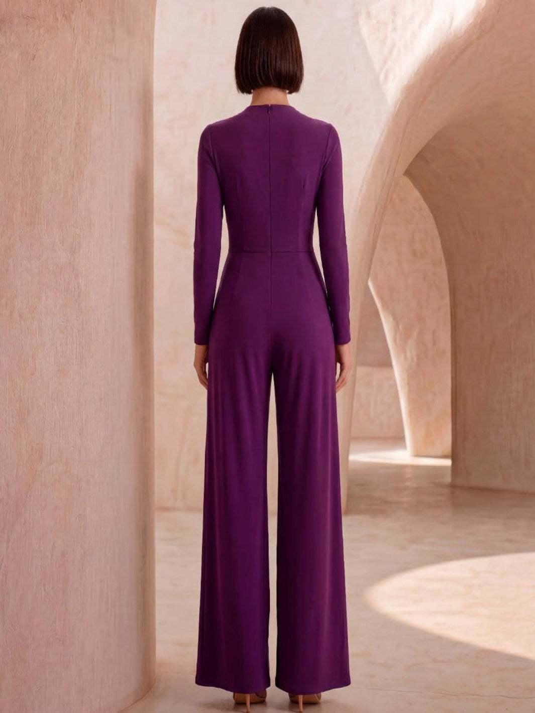 Carla Ruiz Jumpsuit 53000 In Purple-Occasion Wear-Guest of the wedding-Nicola Ross