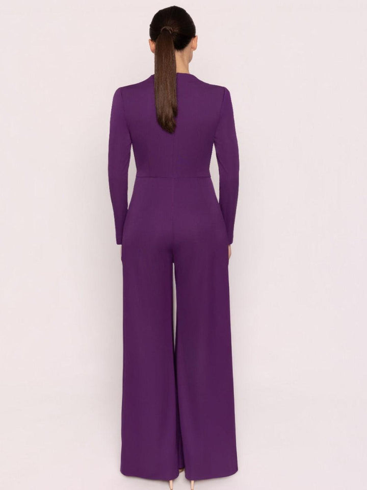 Carla Ruiz Jumpsuit 53000 In Purple-Occasion Wear-Guest of the wedding-Nicola Ross