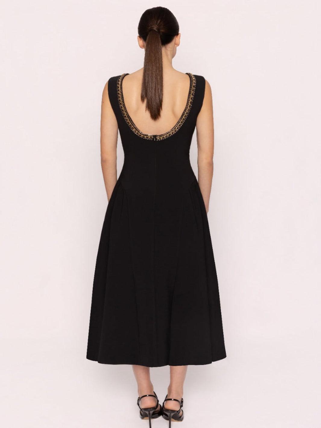 Carla Ruiz Midi Dress 53049 In Black-Occasion Wear-Guest of the wedding-Nicola Ross