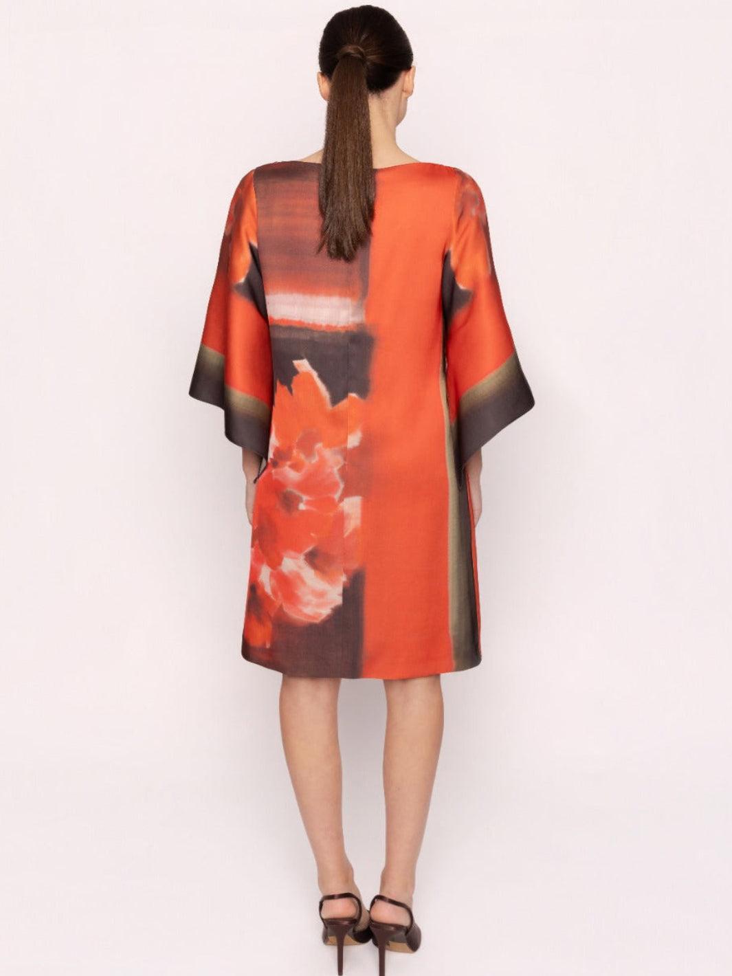 Carla Ruiz Mini Dress 53146 In Red Print-Occasion Wear-Guest of the wedding-Nicola Ross