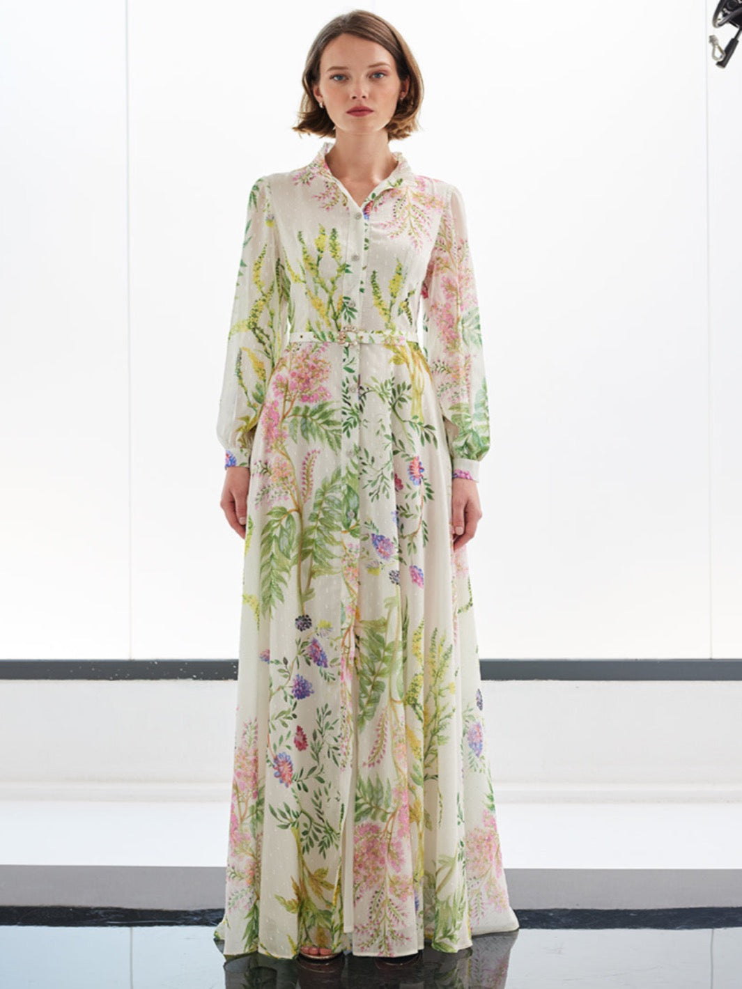 Carla Ruiz Shirtwaist Dress In White - 50090-Occasion Wear-Guest of the wedding-Nicola Ross