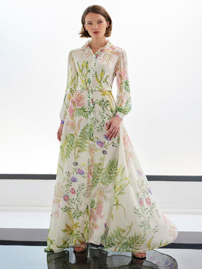 Carla Ruiz Shirtwaist Dress In White - 50090-Occasion Wear-Guest of the wedding-Nicola Ross