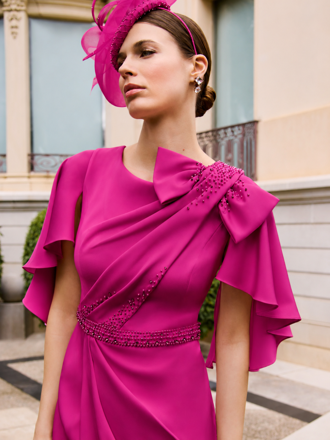 Couture Club Dress 1G187 In Magenta
