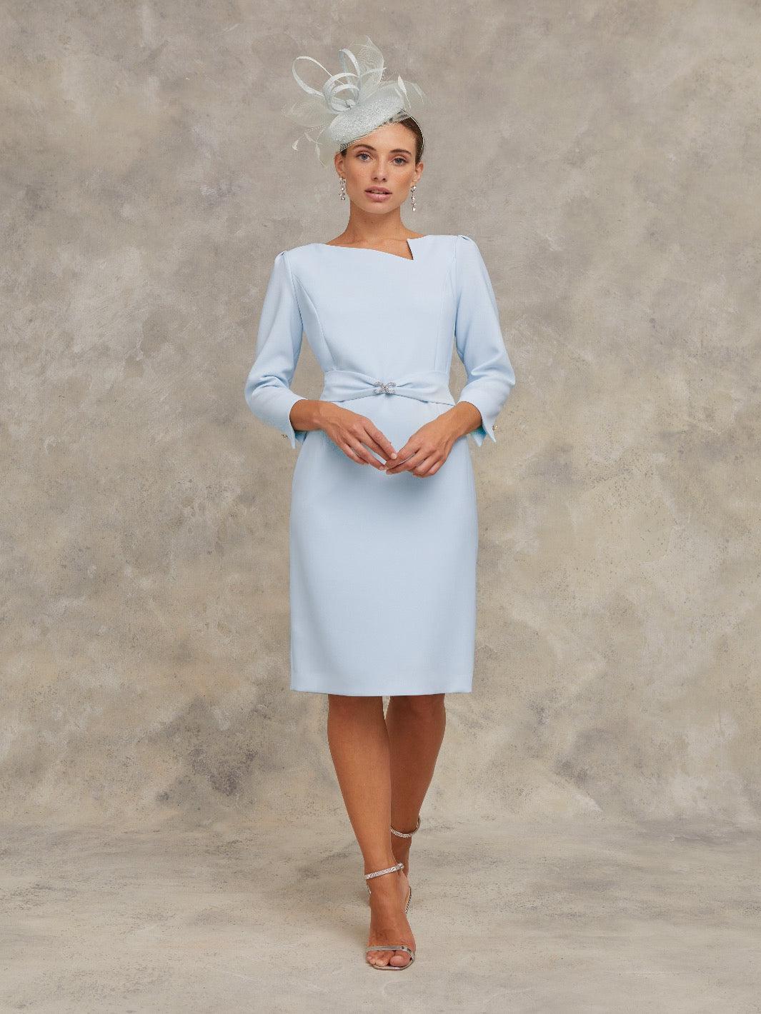 Claudia C Dress Riesling In Light Blue-Mother of the bride- mother of the groom -Nicola Ross