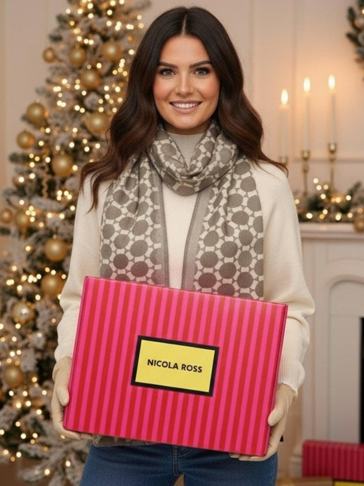 Cookie Luxury Gift Box In Taupe-Nicola Ross